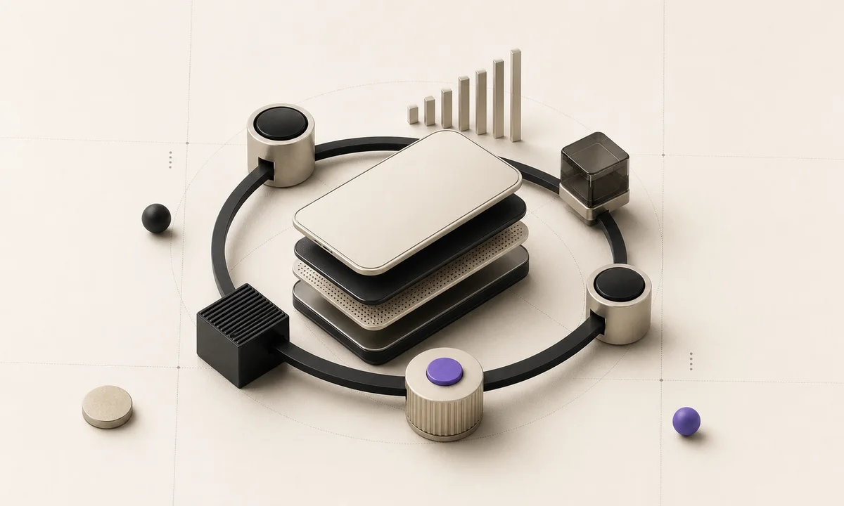 Budget d’une application mobile réparti entre produit, design, développement, backend et maintenance